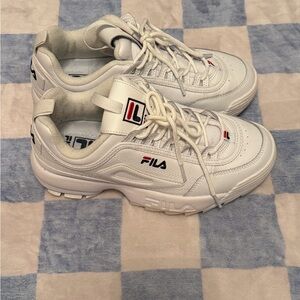 Fila Disruptor White Athletic Shoes